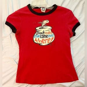 Dr. Seuss Red & Black & White Cat in the Hat Fish T-shirt Tee